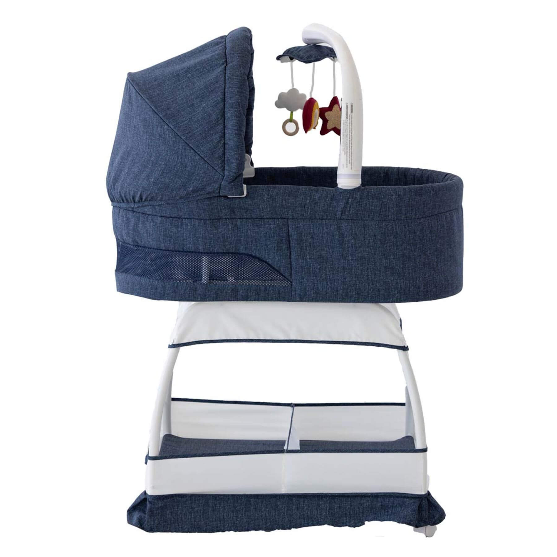 TruBliss Sweetli Nurture Bassinet Denim Melange