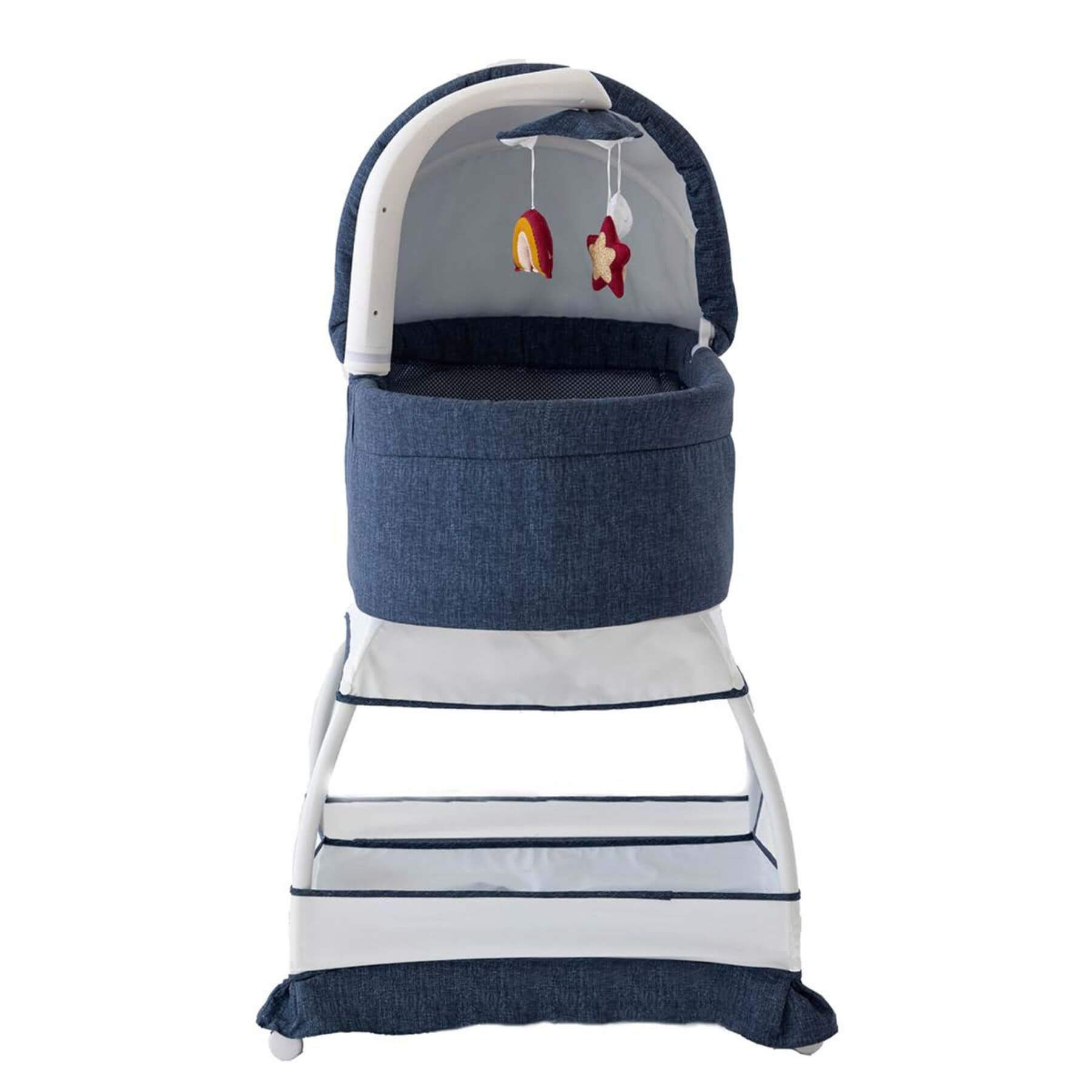 TruBliss Sweetli Nurture Bassinet Denim Melange
