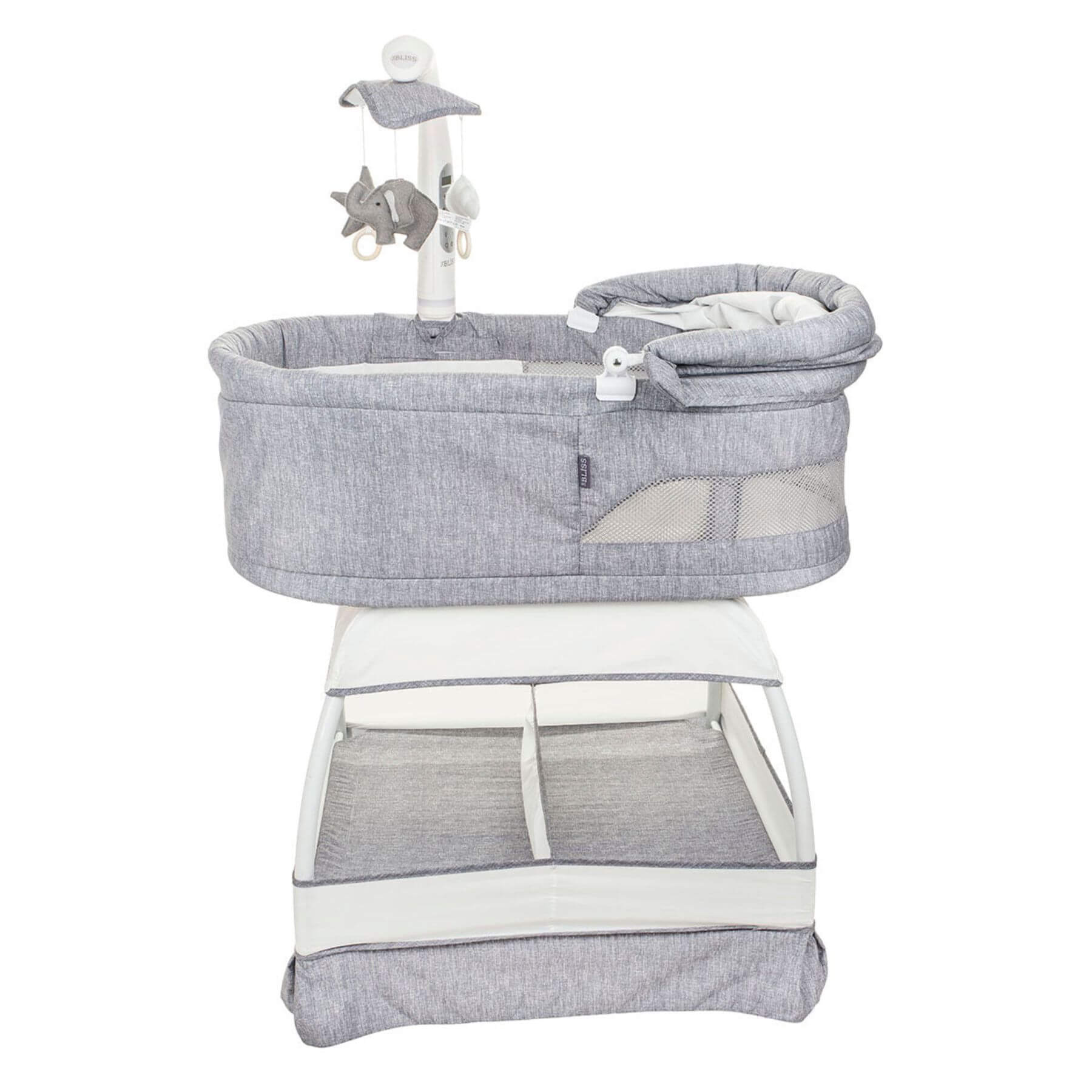 TruBliss Sweetli Nurture Bassinet Grey Melange
