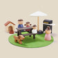 Accessories of Tiny Land® Sweetwood Edge Dollhouse