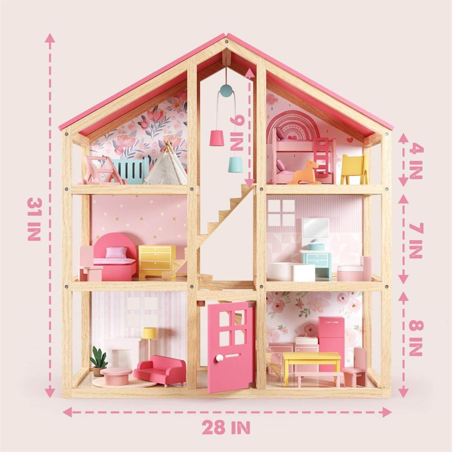 Tiny Land® Sweetwood Love Dollhouse