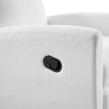 Close-up of Oxford Baby Synergy Glider - Plush White