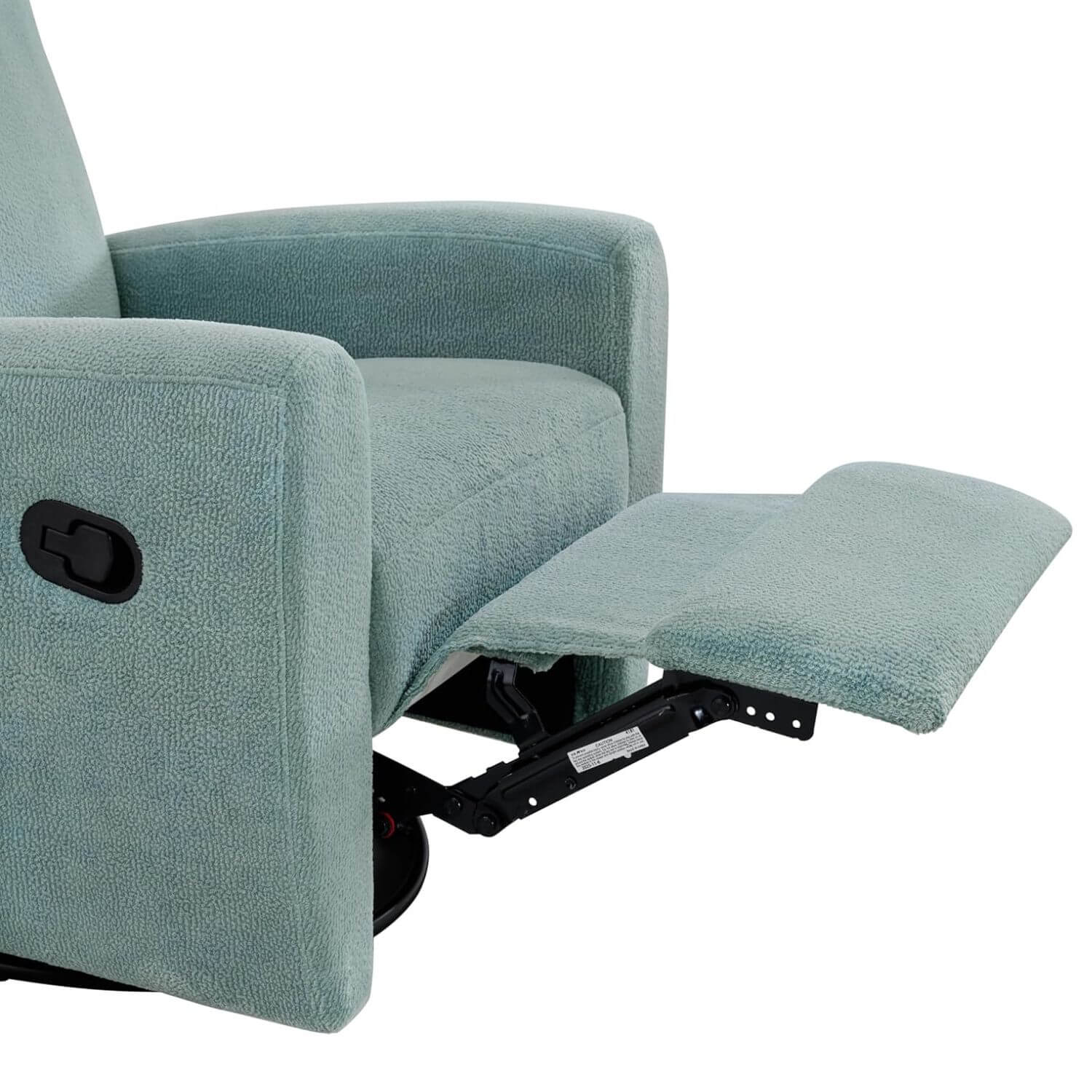 Close-up of Oxford Baby Synergy Glider - Teal Mist