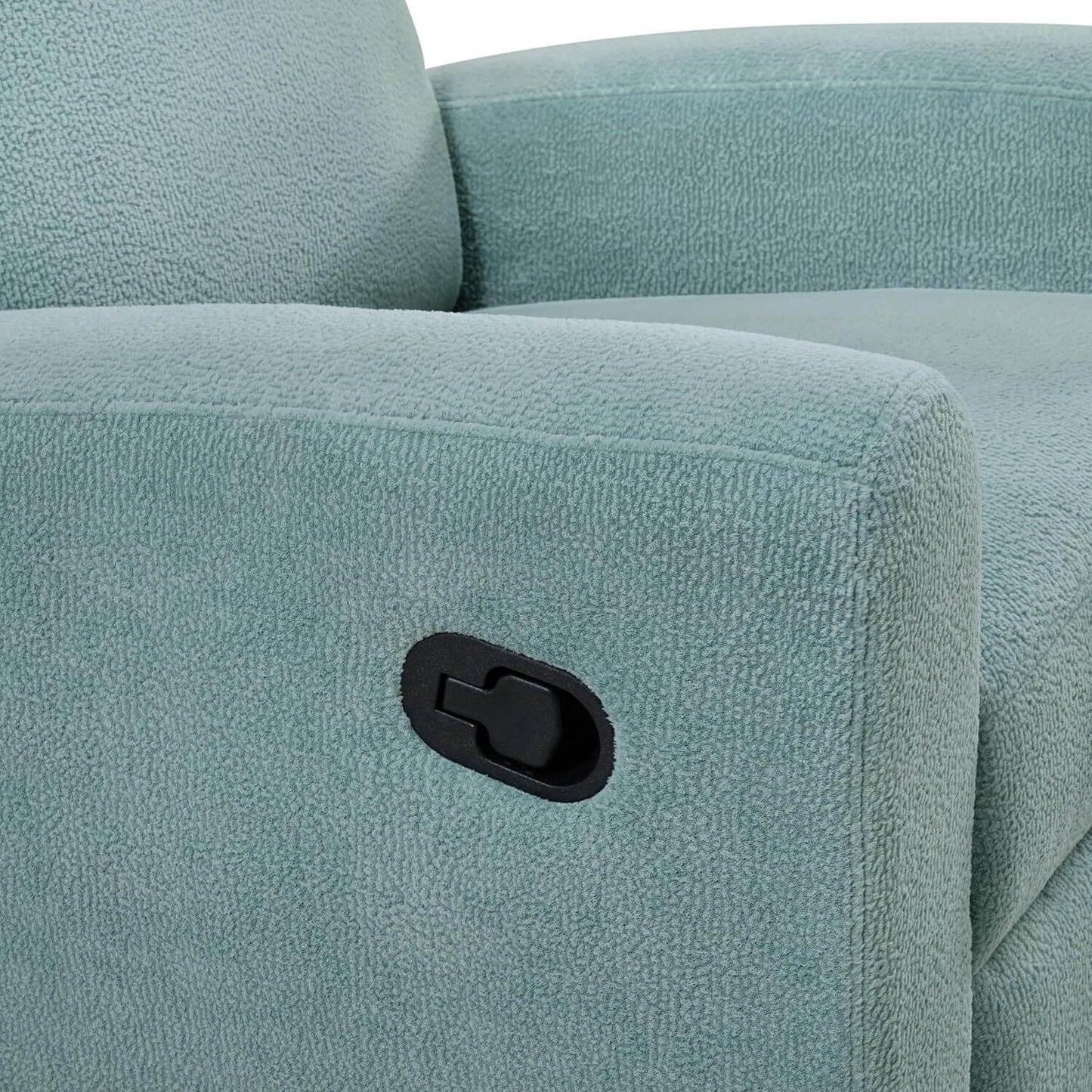 Close-up of Oxford Baby Synergy Glider - Teal Mist