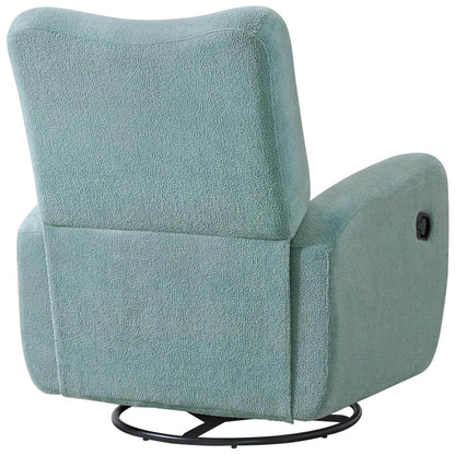 Back view of Oxford Baby Synergy Glider - Teal Mist