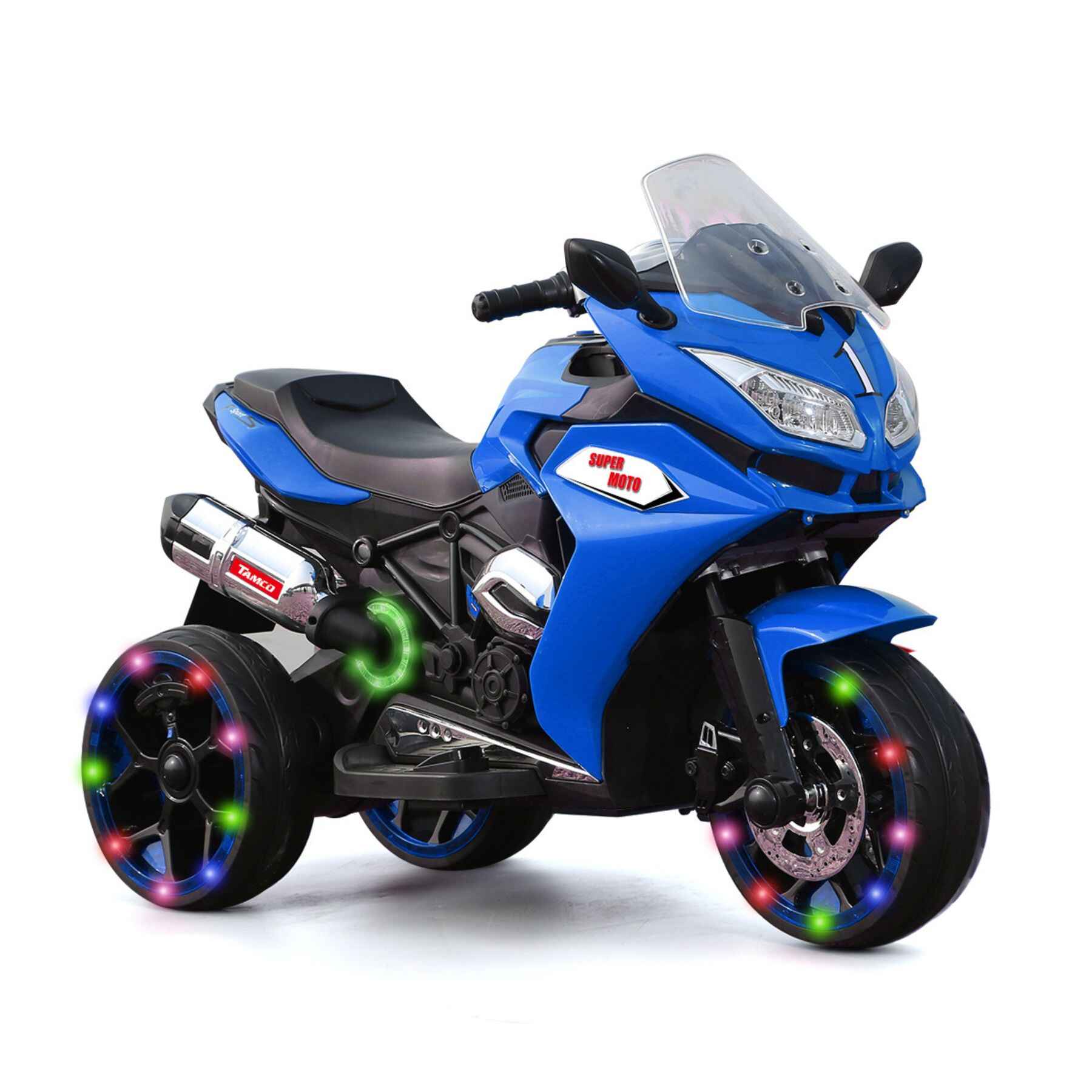 Tamco 12V Kids Electric Ride On Motorcycle - Blue