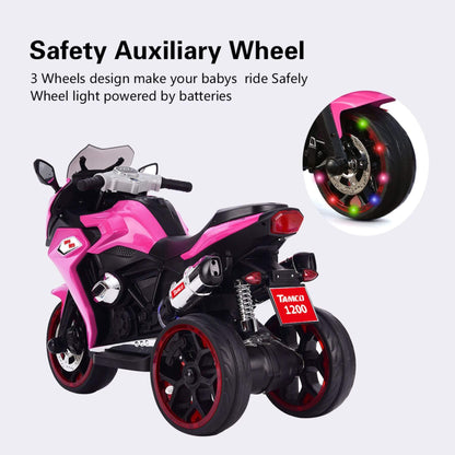 Tamco 12V Kids Electric Ride On Motorcycle - Pink