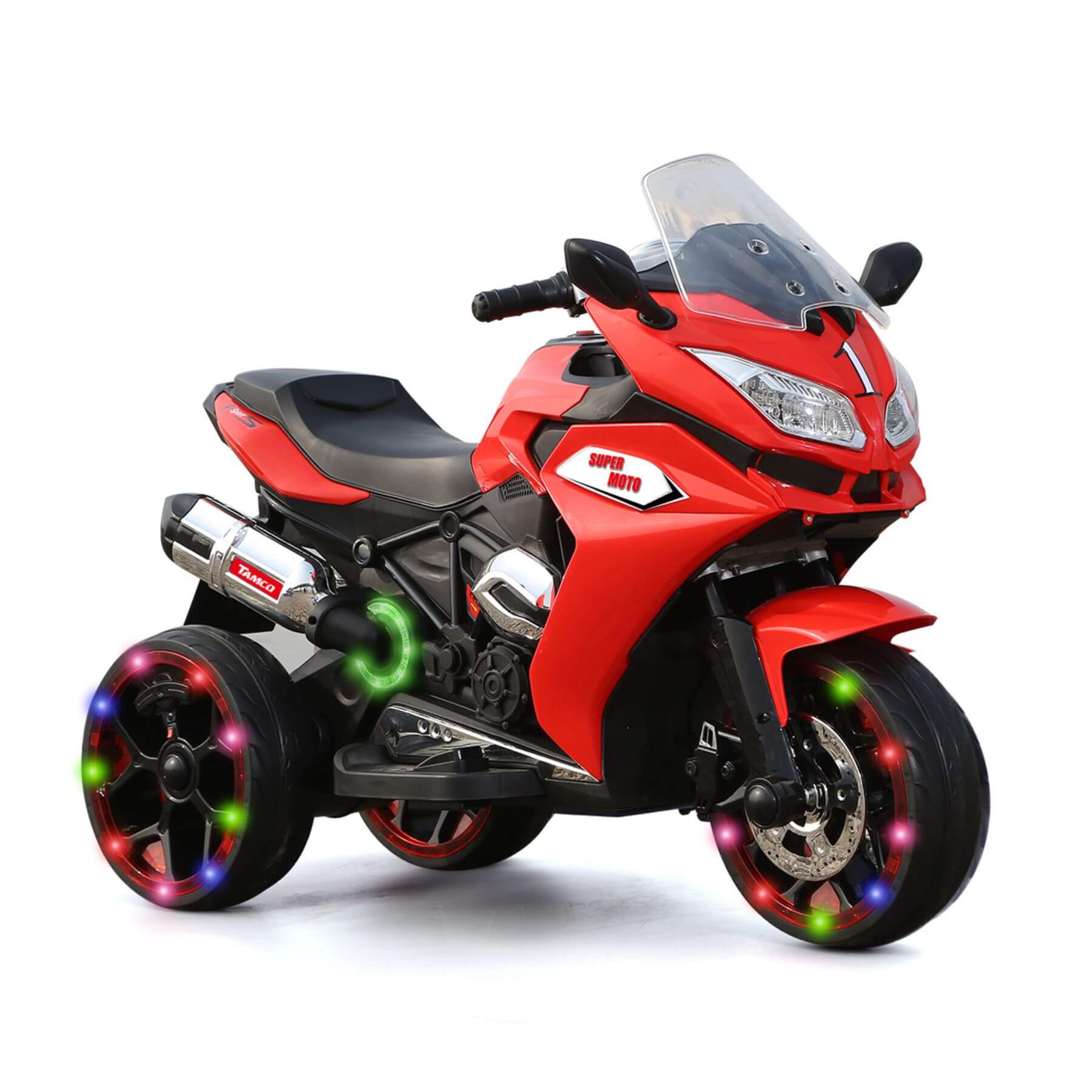 Tamco 12V Kids Electric Ride On Motorcycle - Red