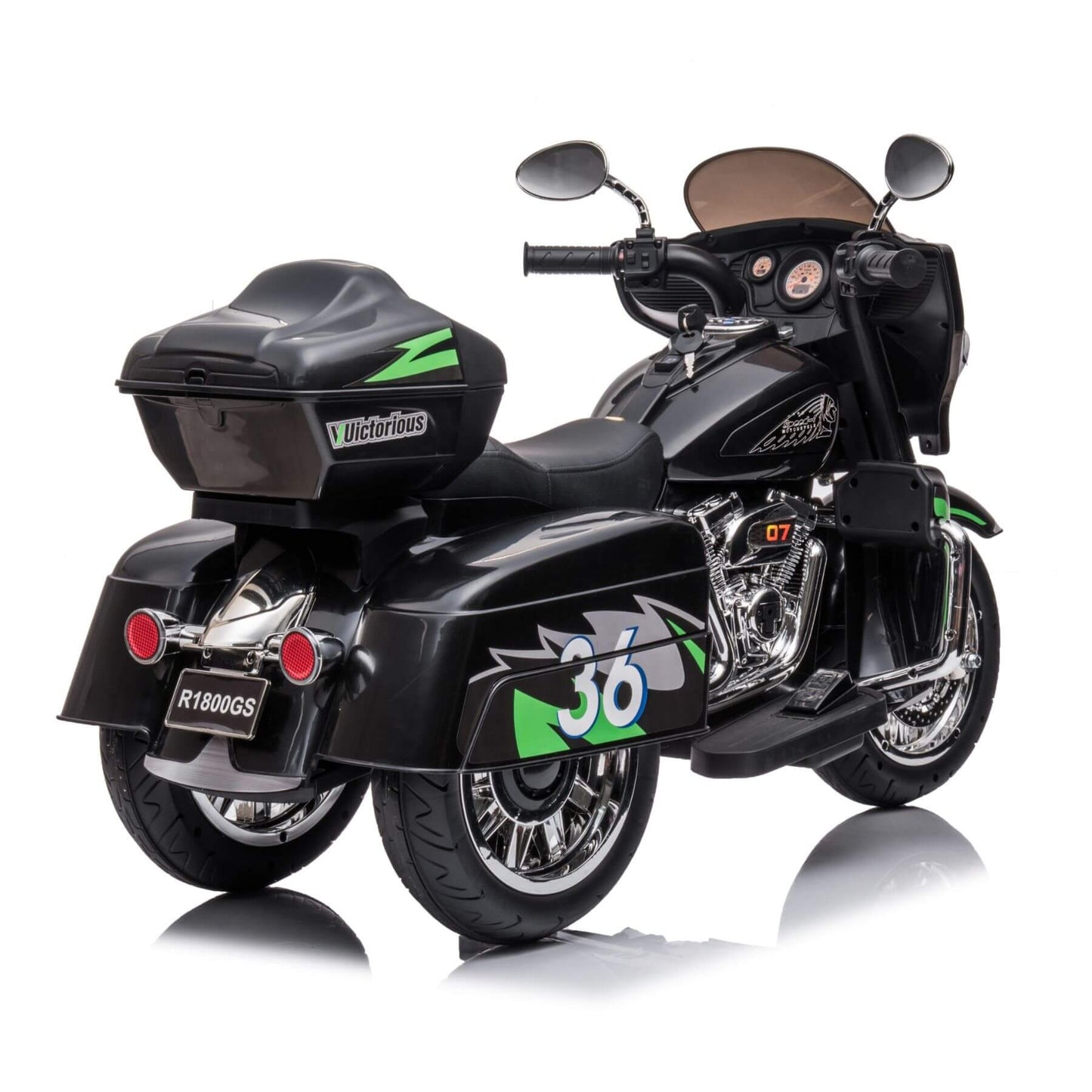 Tamco 12V Kids Electric Ride On Motorcycle - Black