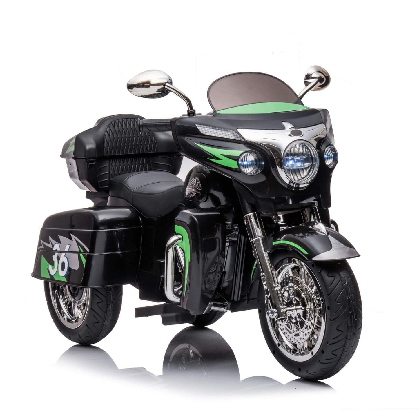 Tamco 12V Kids Electric Ride On Motorcycle - Black