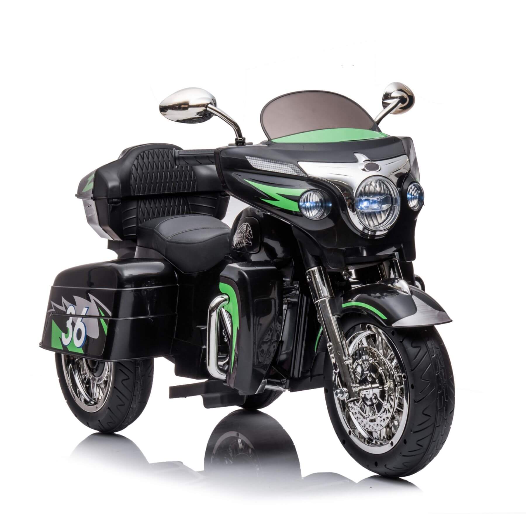 Tamco 12V Kids Electric Ride On Motorcycle - Black