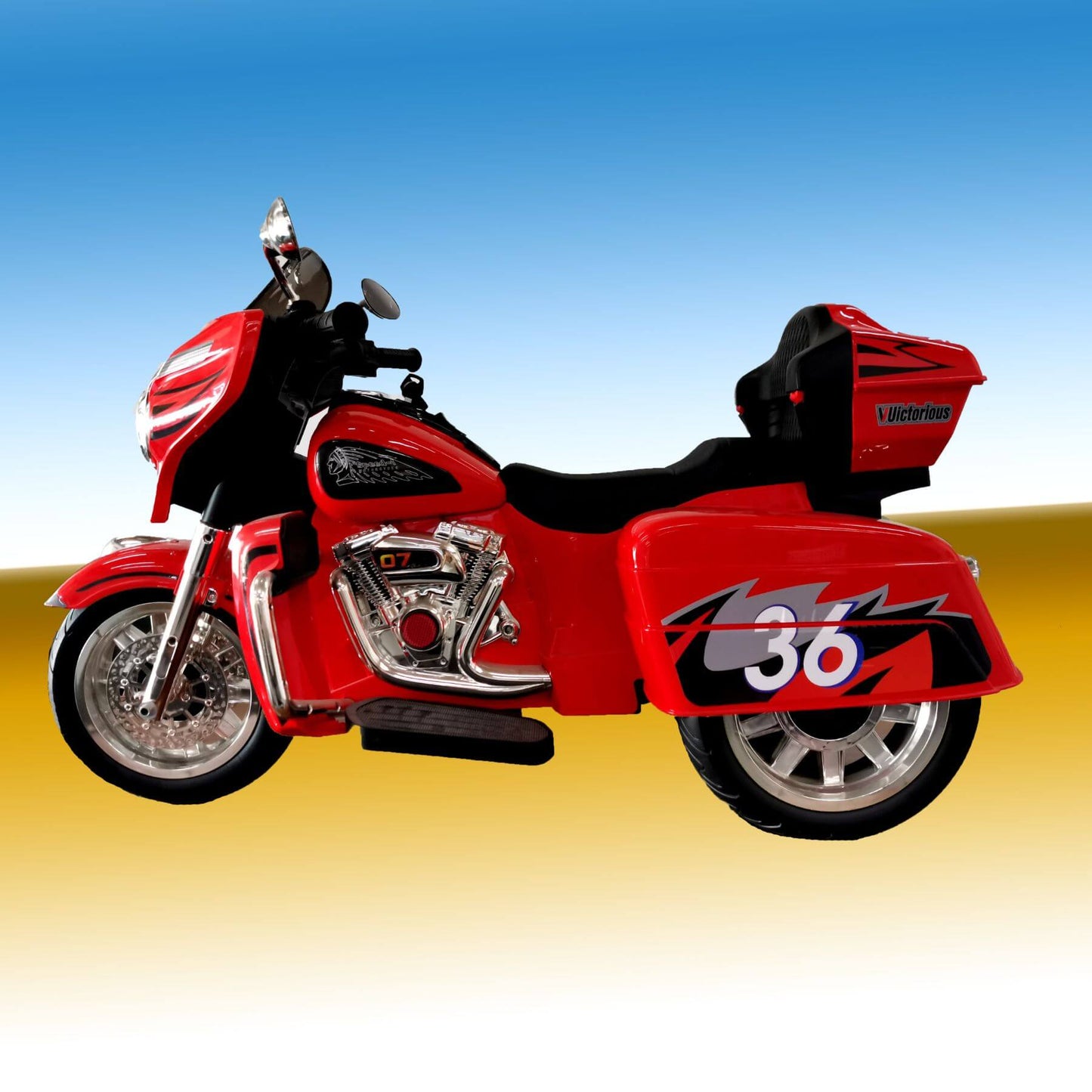 Tamco 12V Kids Electric Ride On Motorcycle - Red