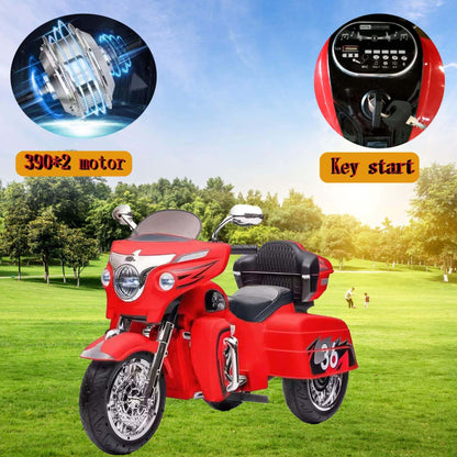 Tamco 12V Kids Electric Ride On Motorcycle - Red in natural