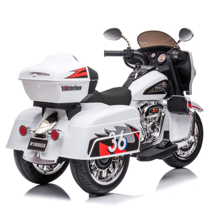 Tamco 12V Kids Electric Ride On Motorcycle - White