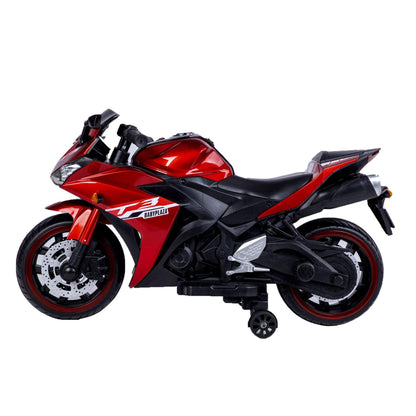 Tamco Kids 12V Motorcycle with Training Wheels - Red