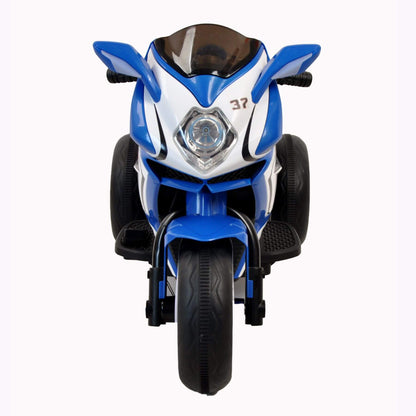 Front View of Tamco 6V Kids Electric Motorcycle for 3-4 Years Boys - Blue