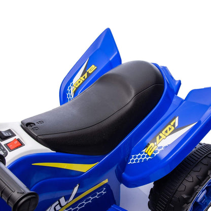 Close-up of Tamco Kids Dual Motor Electric Ride On Toy - Blue