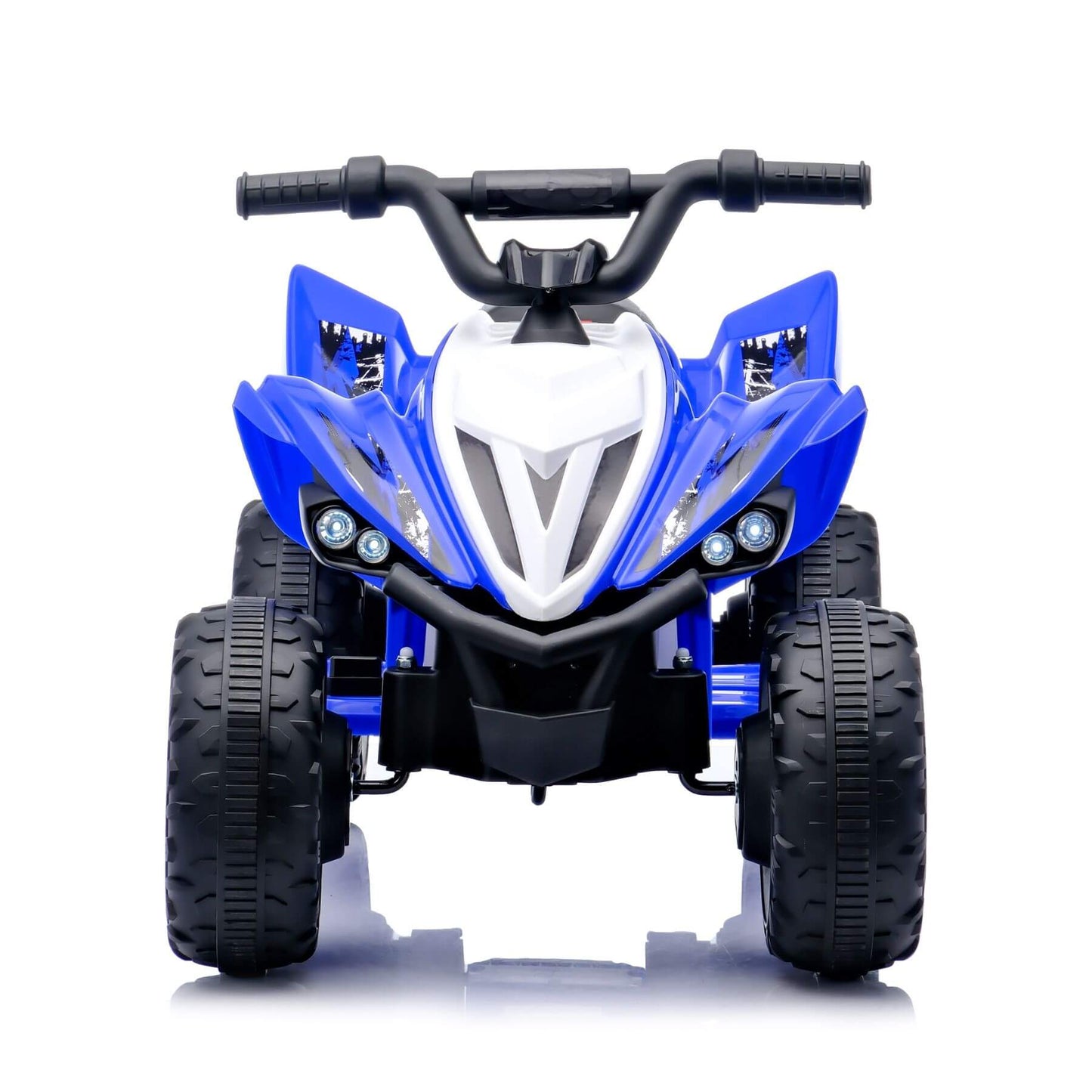 Front view of Tamco Kids Dual Motor Electric Ride On Toy - Blue