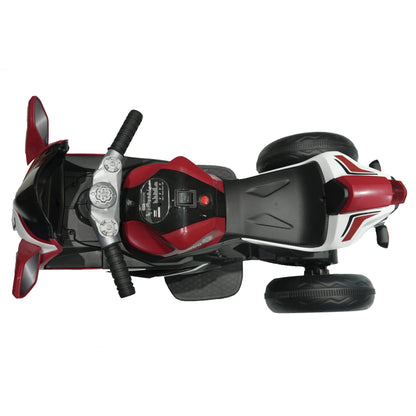 Overview of Tamco 6V Kids Electric Motorcycle - Red