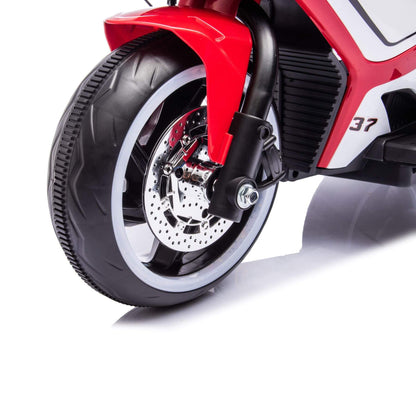 Close-up of Tamco 6V Kids Electric Motorcycle - Red