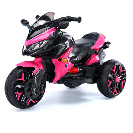Tamco Kids Motorcycle Ride-On 3-Wheels Battery Powered Motorbike, Pink