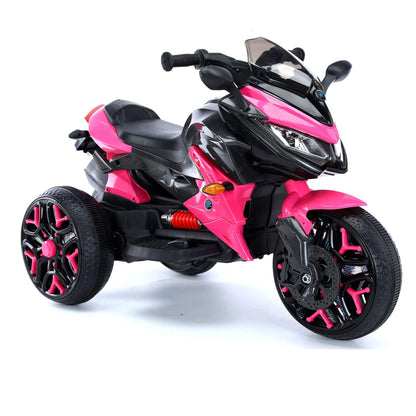 Tamco Kids Motorcycle Ride-On 3-Wheels Battery Powered Motorbike, Pink