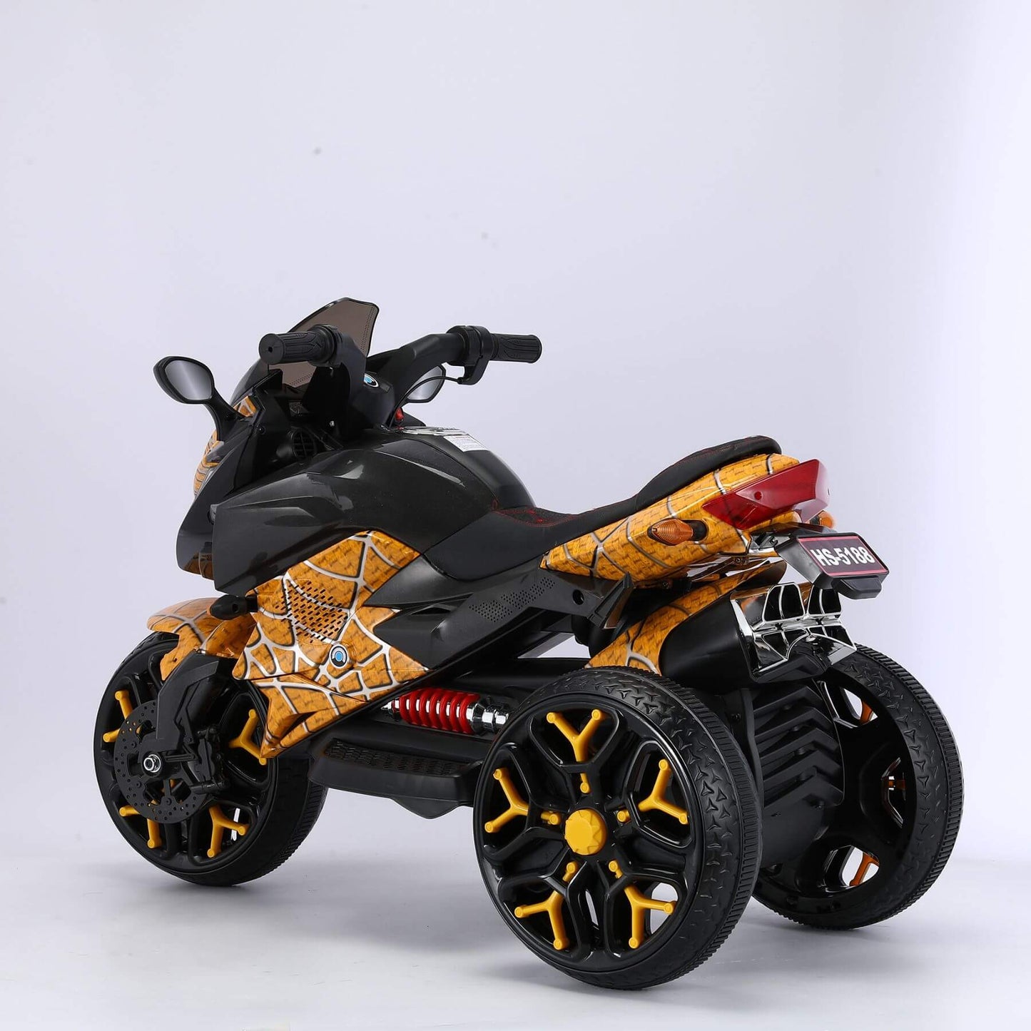 Tamco Kids Motorcycle Ride-On 3-Wheels Motorbike - Yellow