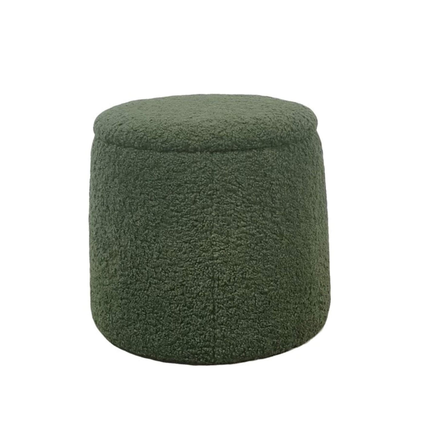 Chapel Hill Tara Round Storage Ottoman Green