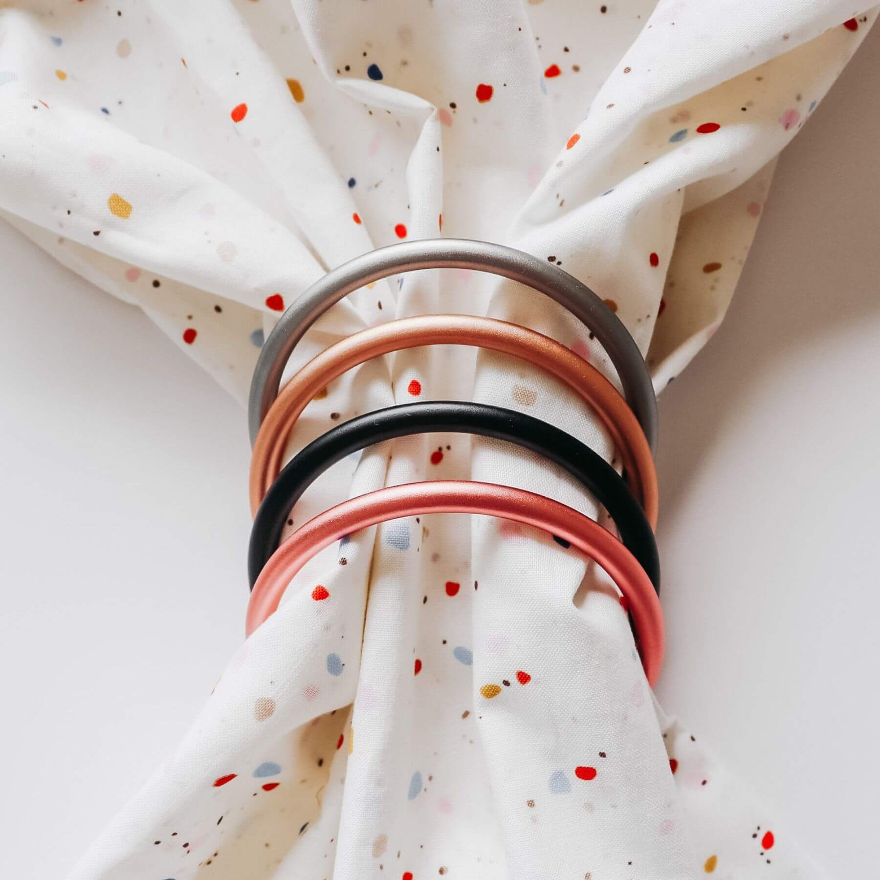 Close-up of Little Mae & Co Tazzo Ring Sling Carrier