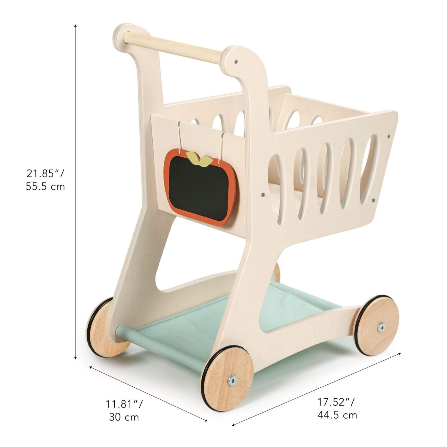 Tender Leaf Shopping Cart and measurements