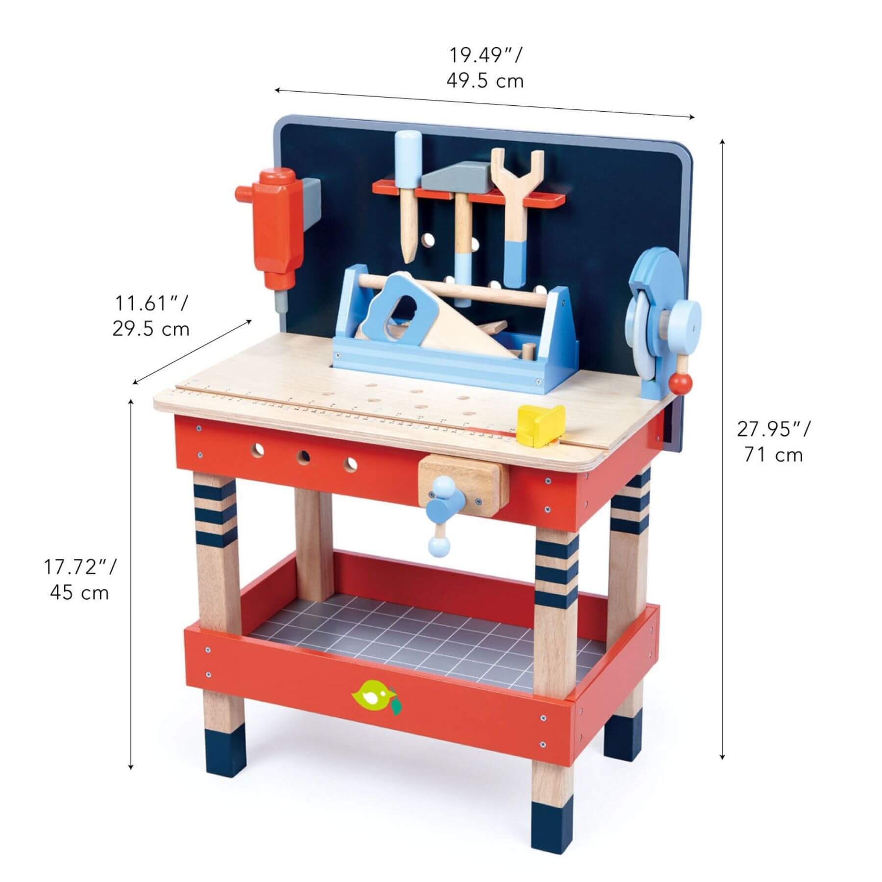 Tender Leaf Tool Bench and measurements