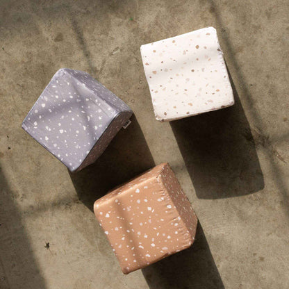 3 Toki Kids Play Cubes on floor