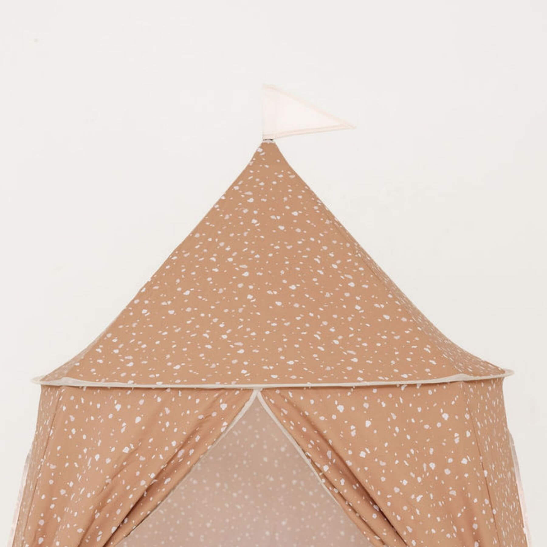 Close-up of Toki Kids Terrazzo Clay Play Tent