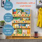 Tidy Books Bookcase With Alphabet Natural with Rainbow letters - Lifestyle