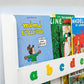 Tidy Books Bookcase With Alphabet White with Rainbow letters - Detail