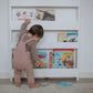 Tidy Books Bookcase With No Alphabet White - Lifestyle