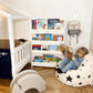 Tidy Books Bookcase With No Alphabet White - Lifestyle