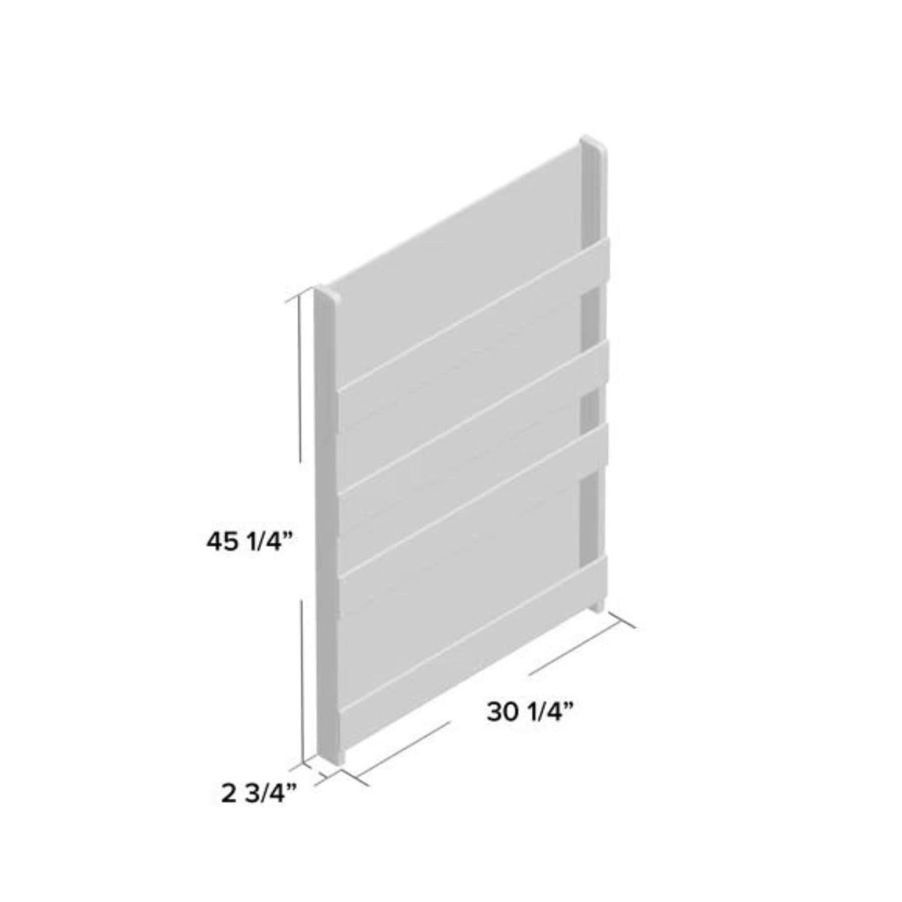 Tidy Books Bookcase - Dimensions