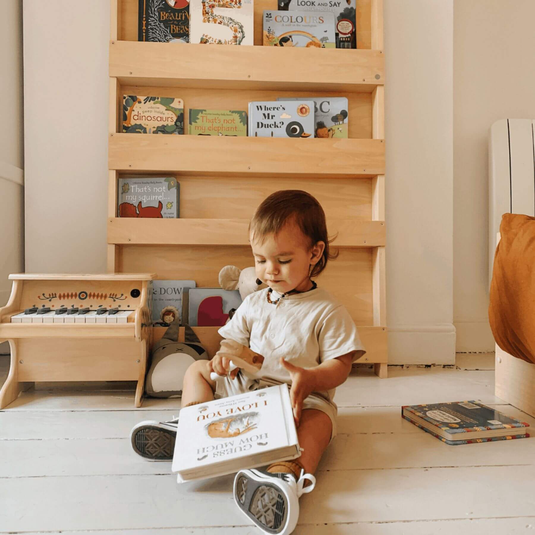 Tidy Books Bookcase With No Alphabet Natural - Lifestyle