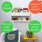 Tidy Books Bunk Bed Buddy, Bunk Bed Shelf, White - Detail