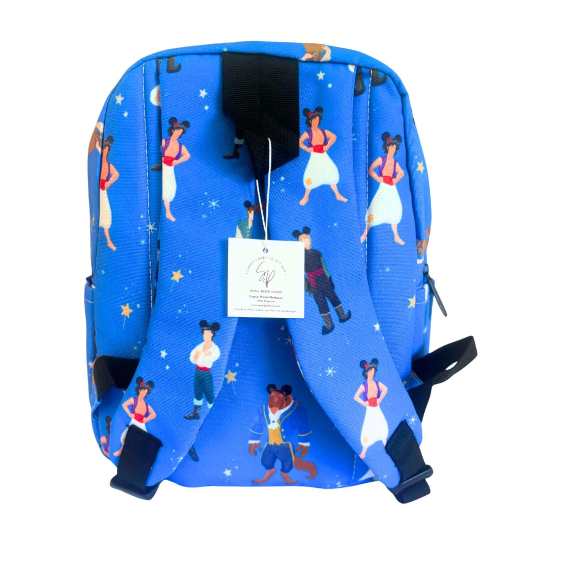 Back View of Toddler Prince Magic Backpack