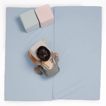 Baby Playing on Toki Mats Breeze Jersey Mat