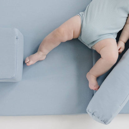 Baby Lying on Toki Mats Breeze Jersey Mat