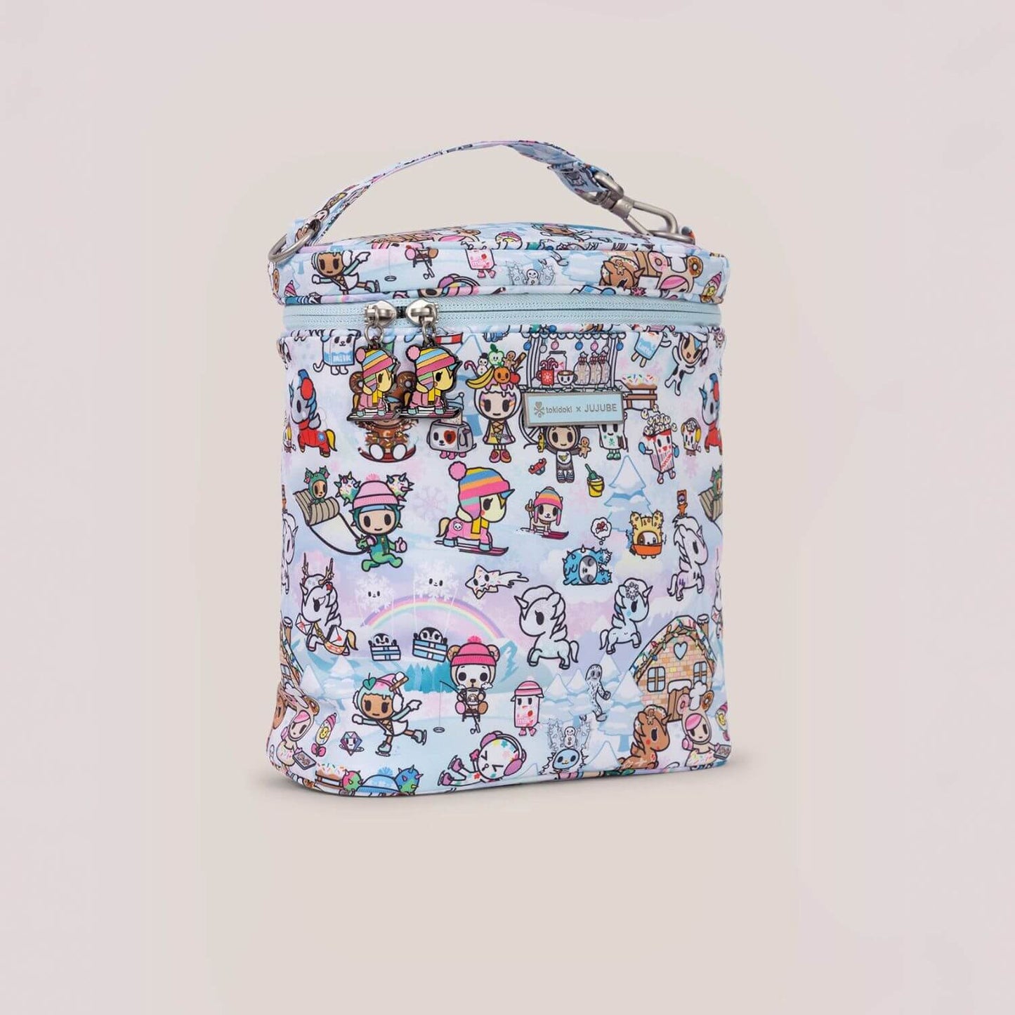 tokidoki Snow Day Fuel Cell Insulated Bottle Bag — Ice Blue