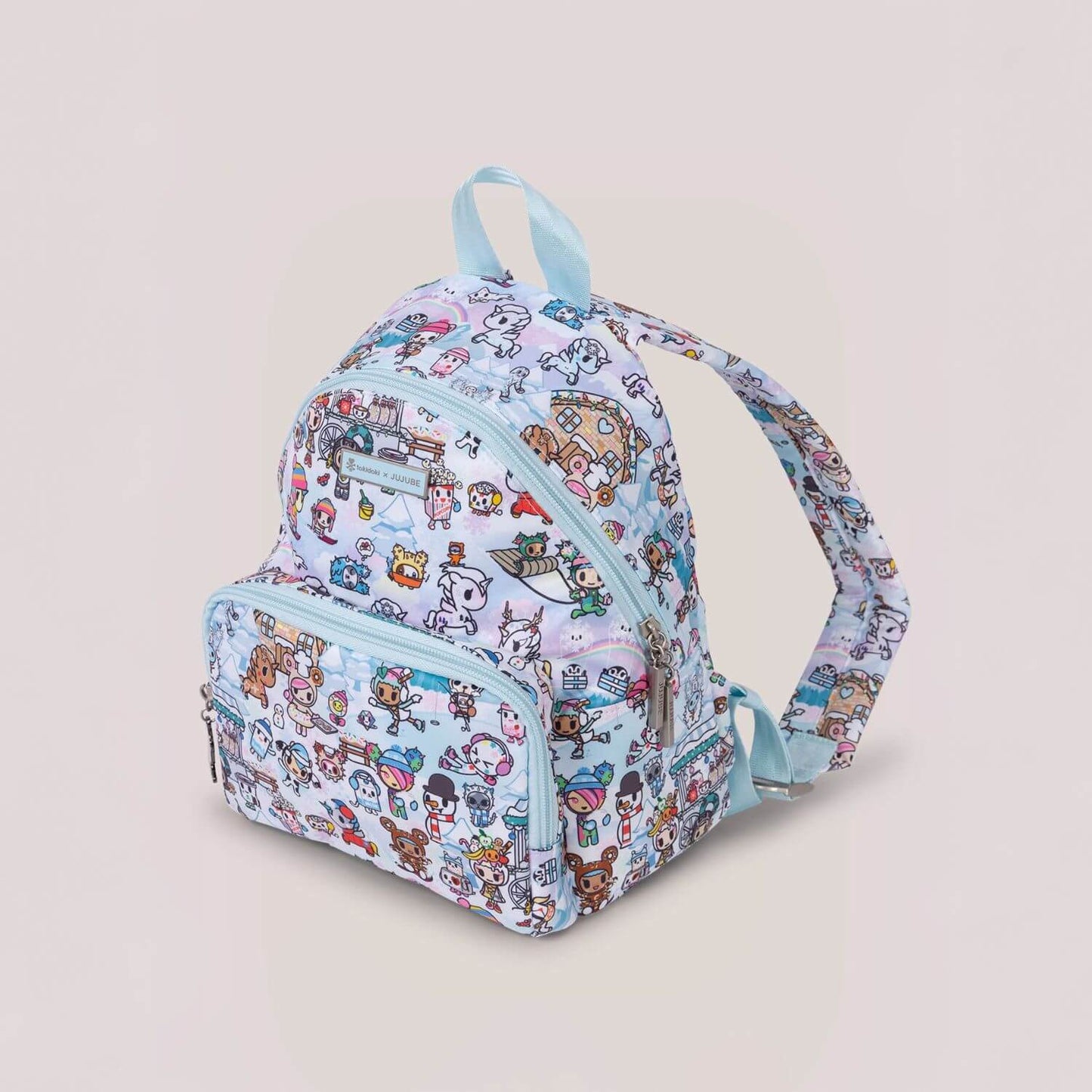 tokidoki Snow Day Everyday Mini Small Diaper Bag Backpack — Ice Blue