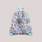 Back Side of tokidoki Snow Day Everyday Mini Small Diaper Bag Backpack — Ice Blue