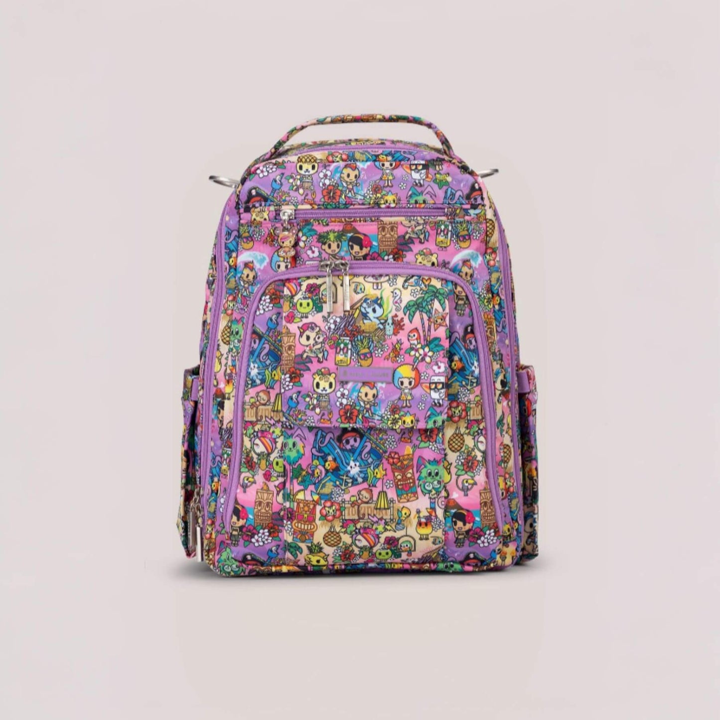 tokidoki Be Right Back Diaper Backpack on a light gray background