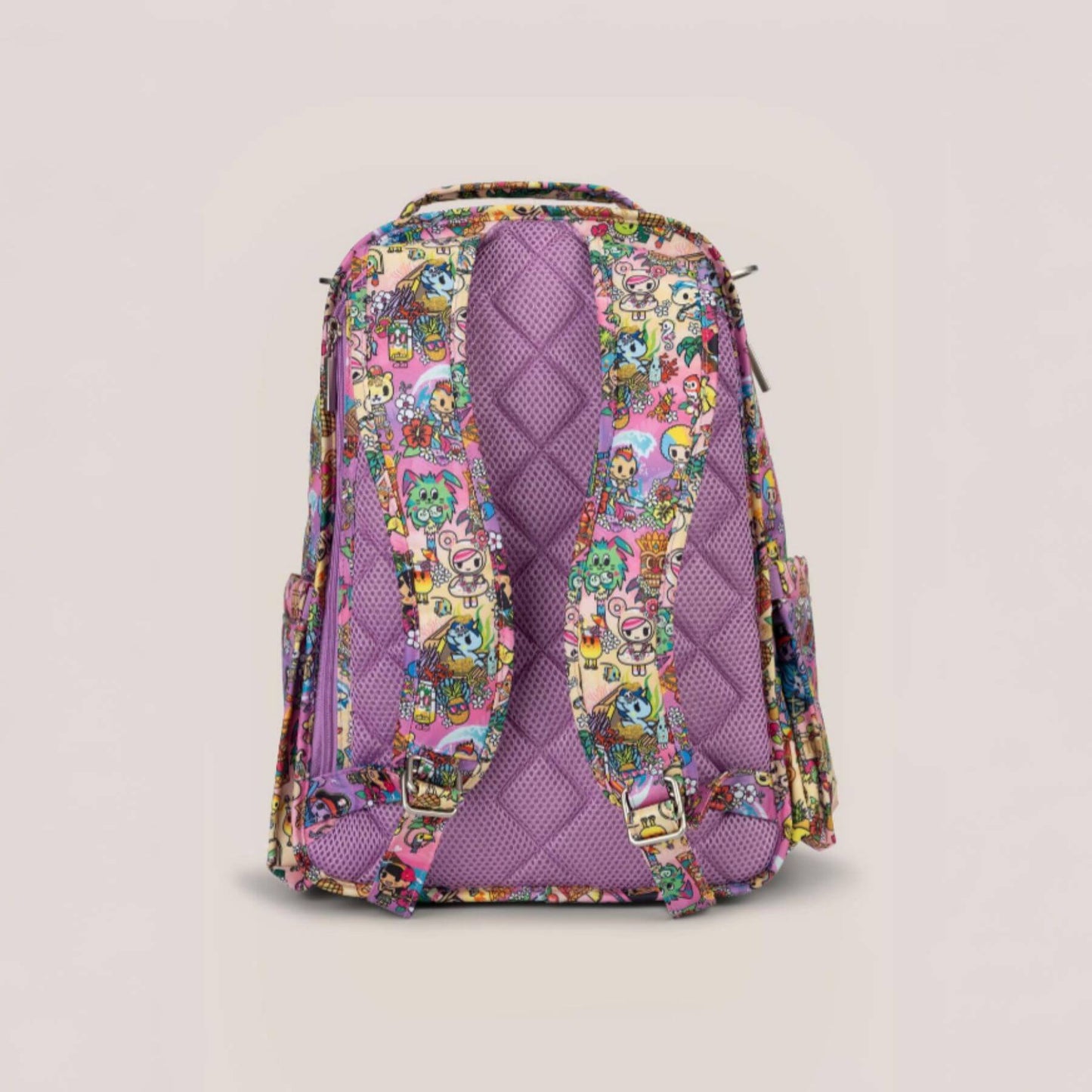 Back View of tokidoki Be Right Back Diaper Backpack