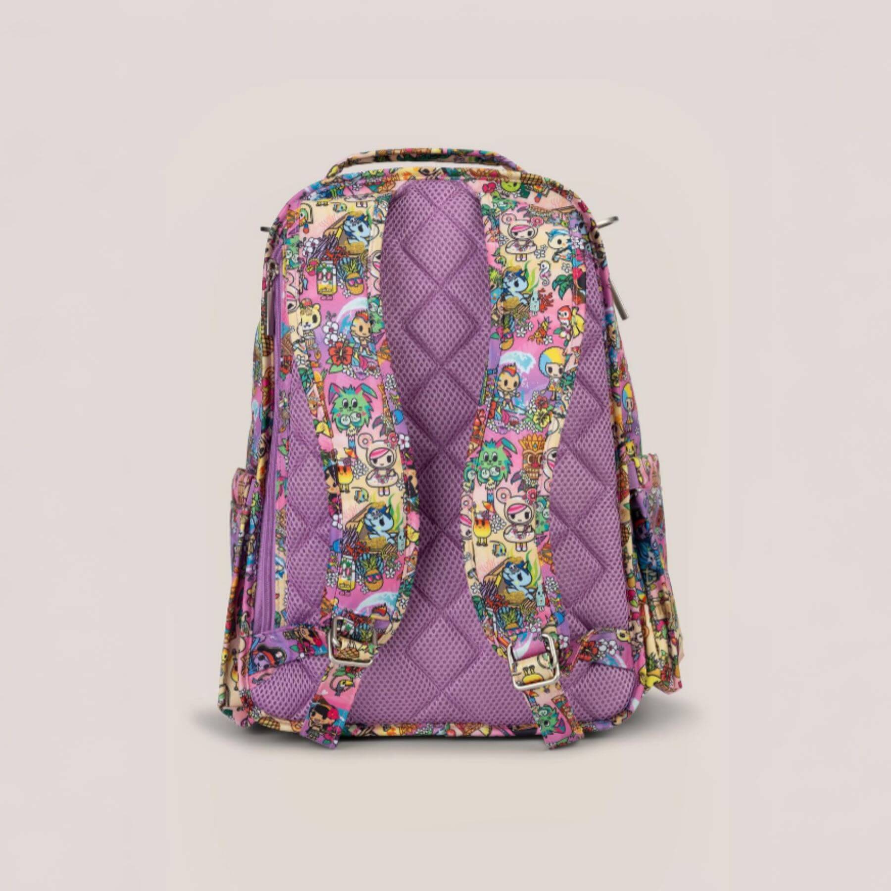 Back View of tokidoki Be Right Back Diaper Backpack