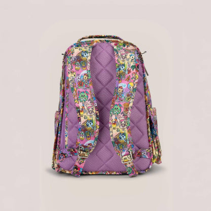 Back View of tokidoki Be Right Back Diaper Backpack